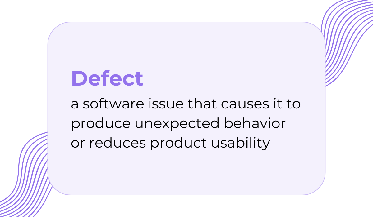 defect definition