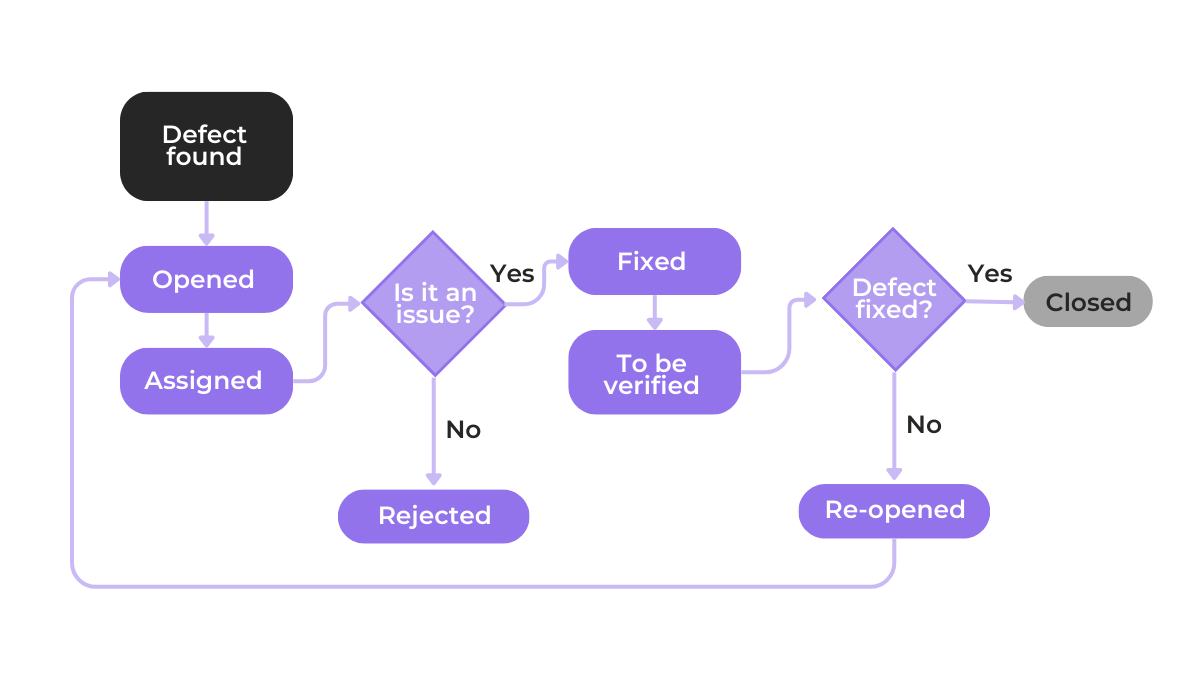 the path of a defect lifecycle