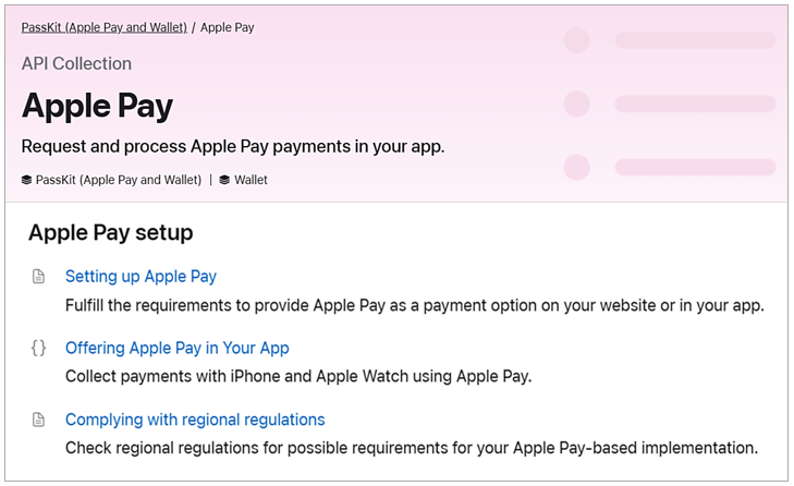 apple pay mobile sdk screenshot