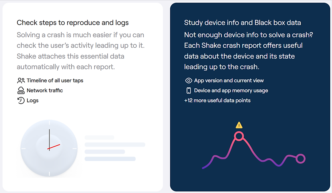 shake mobile sdk screenshot