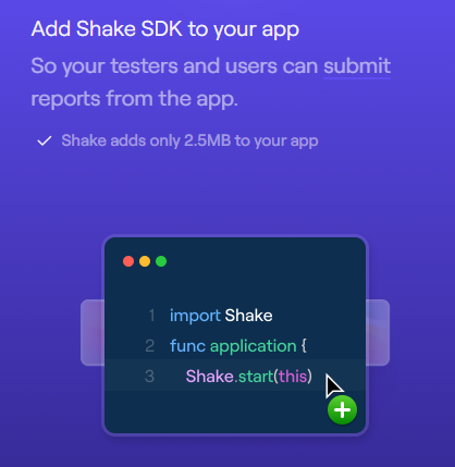 shake screenshot